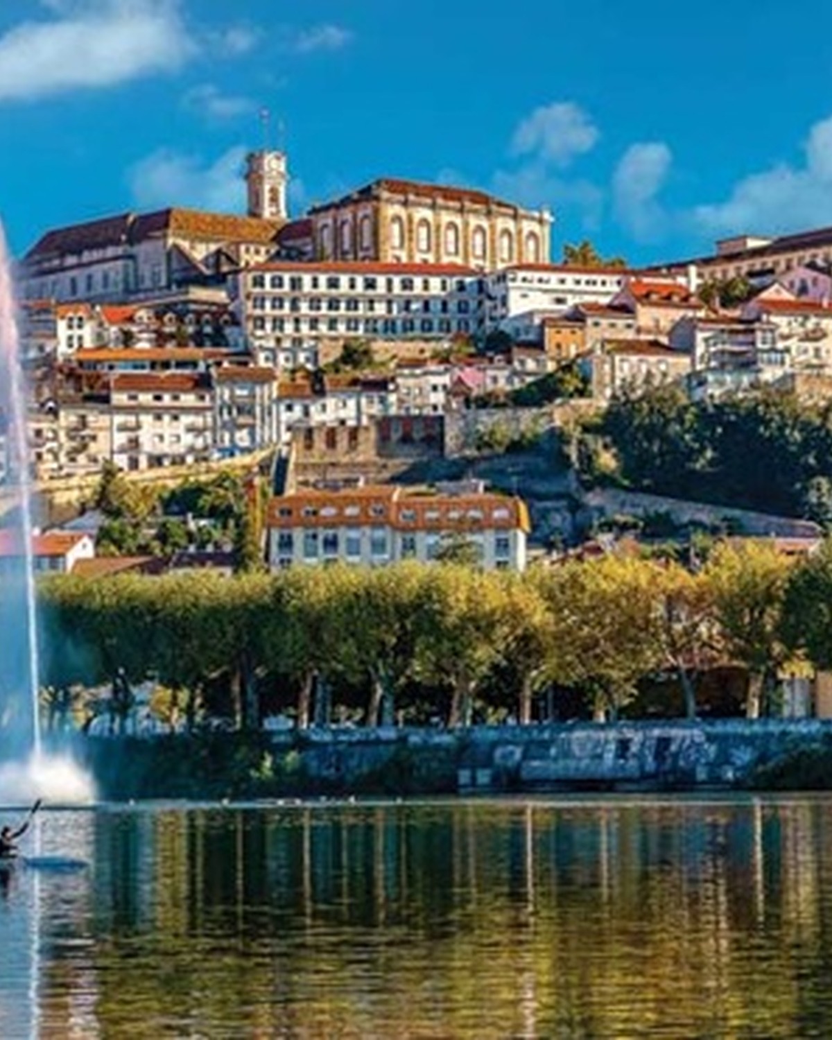 University of Coimbra and Mondego River