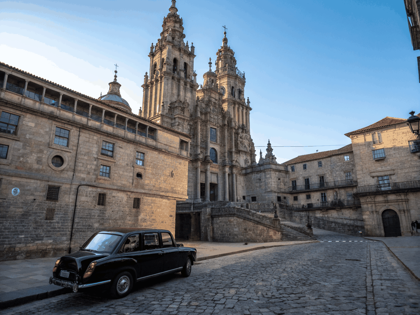 Grand Cathedral of Santiago de Compostela in Galicia