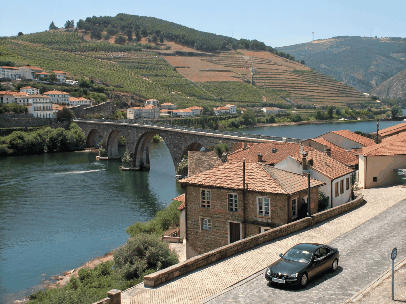 View of the Minho River between Spain and Portugal